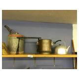 5 Pieces-Gas Can, Kettle, Light,Paper Roller,Pot
