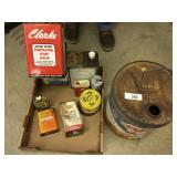 Selection of 10 Vintage Oil Cans-Gilman,Clark,GRC