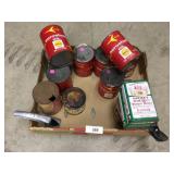 Petroliana Selection of 15 Pieces-Full Oil Cans,Sp