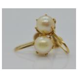 14K GOLD PEARL EARRINGS