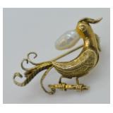 10 K GOLD BIRD PEN