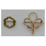 10 KGOLD AND STERLING PENDENT