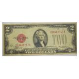 1928 TWO DOLLAR RED SEAL