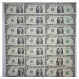 20  1969  GEM DOLLAR BILLS IN SEQUENCE