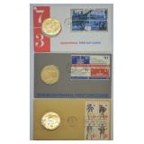3 BICENTENNIAL MEDALS