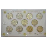 GEM SET OF WAR NICKLES