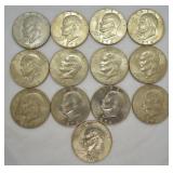 ROLL OF 13 IKE DOLLARS