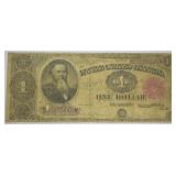 1891 Large Size $1 Treasury Note