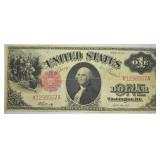 1917 High Grade Red Seal $1 Banknote