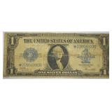 1923 Star Note Scarce Large Size $1 Replacement