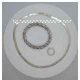 3 pcs. Sterling Silver Jewelry