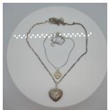 2 pcs. Sterling Silver Necklaces