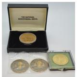 4 pcs. Commeorative Tokens