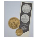 1971 Chicago Fire Commemorative Bronze Tokens