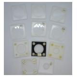 11 pcs. Plastic Coin Case Protectors