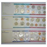 1971, 1980 & 1981 U.C. Mint Sets