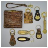 10 pcs. Brahmin Key Chain Fobs & Wallet