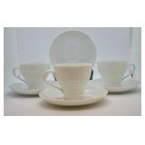 7 pcs. Hutschenreuther Porcelain Teacups & Saucers