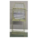 Tall Metal & Glass Freestanding Case Terrarium