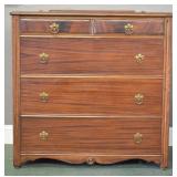 Vintage 5-drawer Dresser - Solid Wood