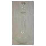 Vintage Crystal Liquor Decanter w/ Glass Stopper