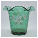 Vintage Hand Painted Fenton Vase