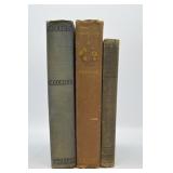 3 pcs. Antique Books