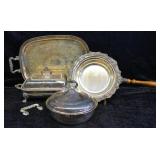 4 pcs. Vintage Silver Plate Serving Dishes