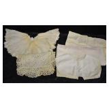 5 pcs. ca. 1910 Baby Dress-Collars & Linens