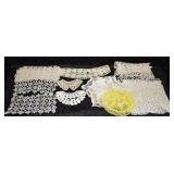 9 pcs. Vintage / Antique Crochet Table Runners