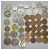 Group of Coins - Some Silver