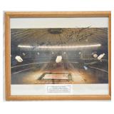 Abdul Jabbar, Elvin Hayes, & Guy Lewis Signed Pic.