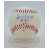 Jim Wynn signed baseball