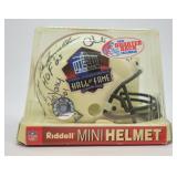 NFL Hall of Fame Signed Mini-Helmet