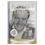 Chris Lemmon signed Book