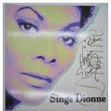 Dionne Warwick signed Poster
