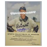 Photo Signed by Hal Newhouser