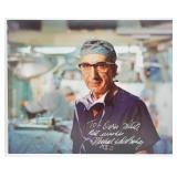 Photo Signed by Dr. Michael DeBakey
