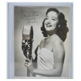 Photo Signed by Dorothy Lamour