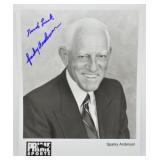 Photo Signed by Sparky Anderson
