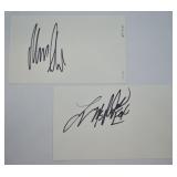 Index Card Signed by Marcos Ambrose and Index Card