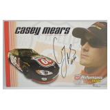 Photo/Card Signed by Casey Mears