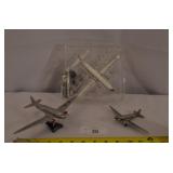 3 Die-Cast Airplanes-Delta,Bal-Air,American-All Pr