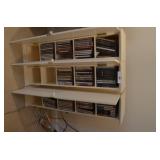 4 Wooden CD Stand Filled w/Various Genres Music CD