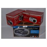 Selection of 3 Radios-1 w/CD Player
