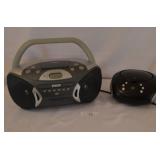 RCA AM/FM Stereo w/CD Player & GPX CD Player-Both
