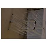 Pair of Wire Carrier Stands on Rollers-36" Tall