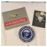 Selection of Railroad Related Items-Plate,Newslett