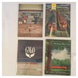 Vintage Railroad Annual Reports-1948,1949,1950,195