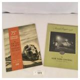 Vintage Railroad Annual Reports-1946 & 1948 New Yo